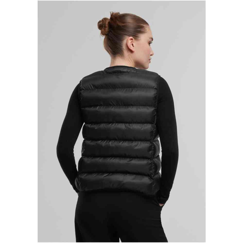 Urban Classics - Button Puffer Sleeveless jacket - Black